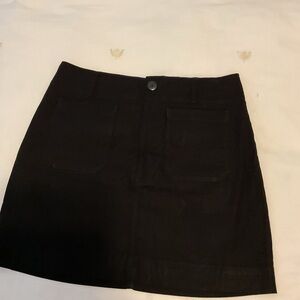 Maeve Black Mini Skirt
